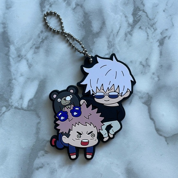 Jujutsu Kaisen rubber keychain - Itadori and Gojo - Picture 2 of 4